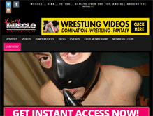 Tablet Screenshot of kinkymuscle.com